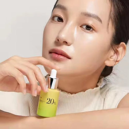 20Ml Green Lemon Vitamin C Serum Improve Dullness Lighten Skin Tone Skin Care Essence