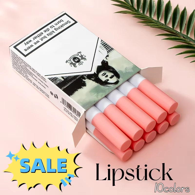 10 Colors Women Lana Del Rey Matte Lipstick Kits Lipstick 24 Hour Lasting Lip Tint Stain Set Waterproof Glossy Make up Lipsticks