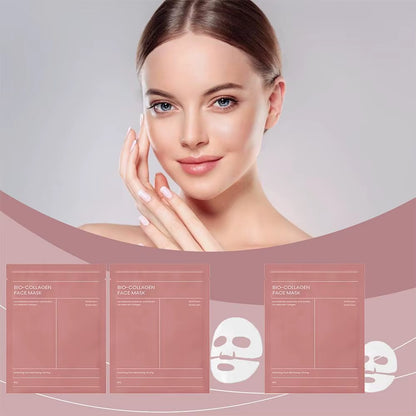 5/10Pcs Bio Collagen Face Mask Shrink Pores Deep Hydrating Overnight Mask Moisturizing Refreshing Face Skin Care Products