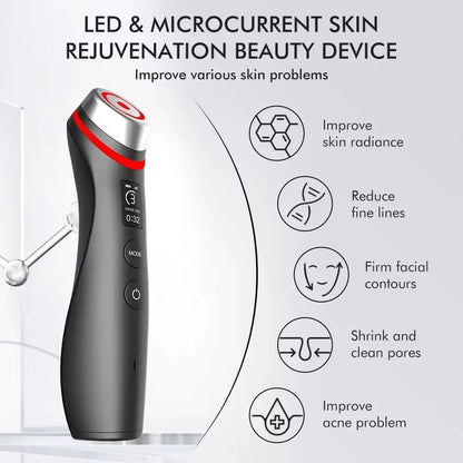 2024 Age Booster Pro Home Skincare Anti-Aging Beauty Device Portable Light Therapy Essentials Acne Treatment Device