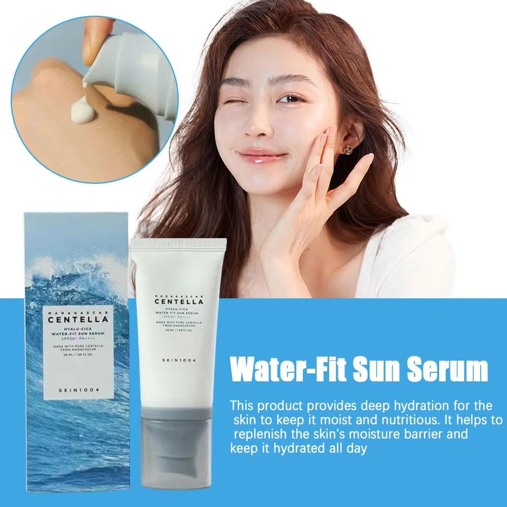 Hyaluronic Acid Snow Grass Water Sensitive Protective Cream Madagascar Centella Hyalu Cica Water-Fit Sun Serum SPF50 PA
