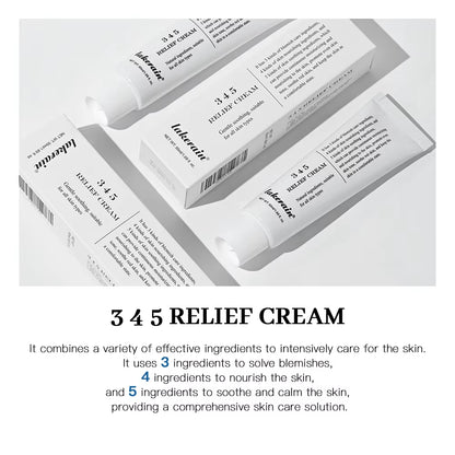 345 Relief Cream Moisturizing Blemishes Nourish the Skin and Provide Soothing Care Resulting in a Well-Rounded Skincare Solution