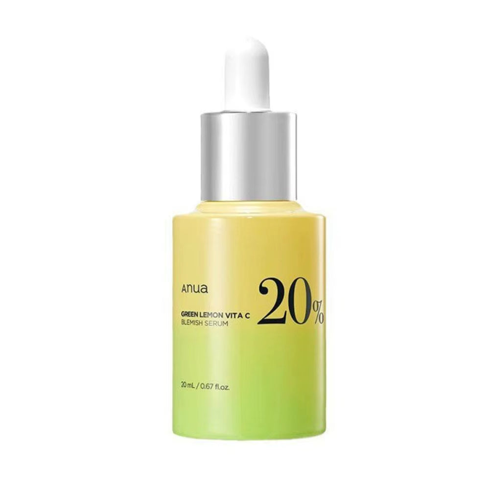 20Ml Green Lemon Vitamin C Serum Improve Dullness Lighten Skin Tone Skin Care Essence